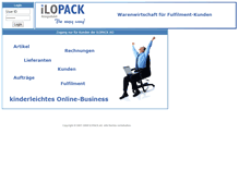 Tablet Screenshot of logistik.ilopack.de